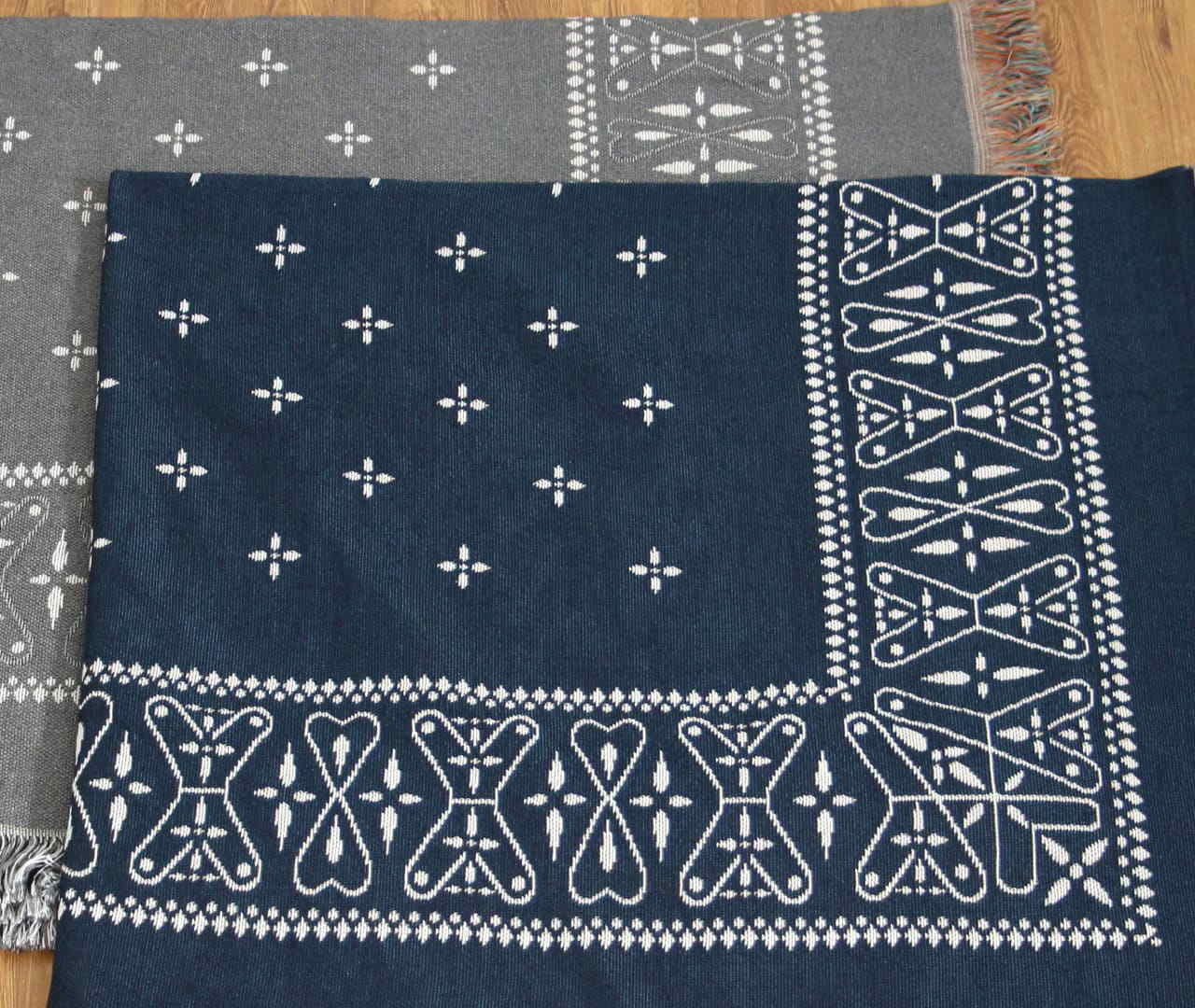 バンダナ スローケット クロス Bandana Throwket Cross Gray グレー