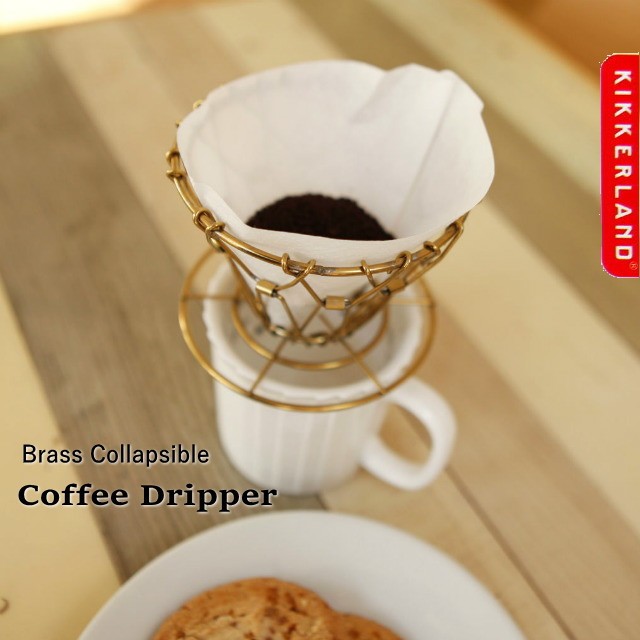 新発売の KIKKERLAND キッカーランド Collapsible Coffee Dripper コラプシブルコーヒードリッパー シルバー KCU 