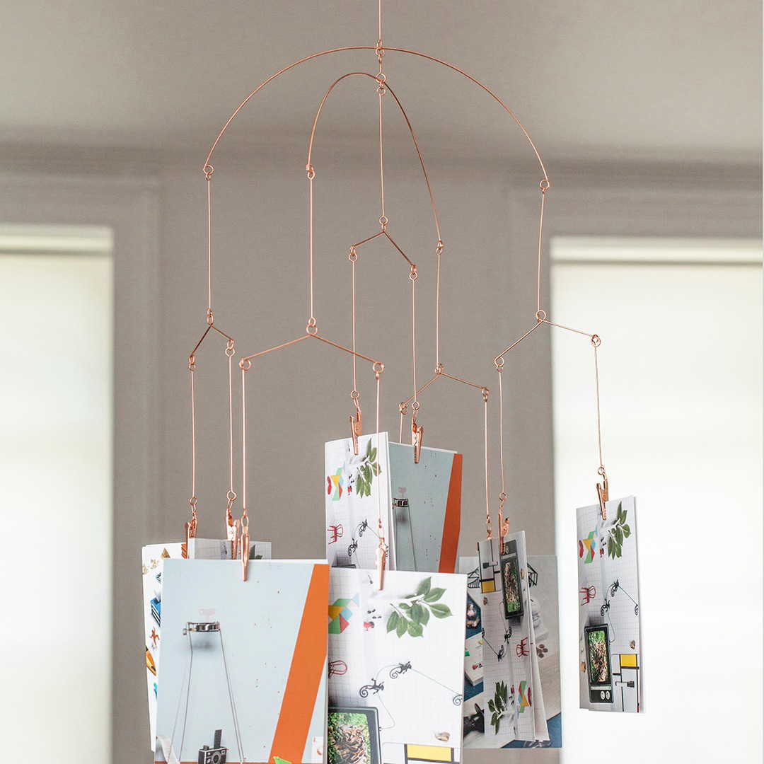 写真 複数 フォトフレーム モビール