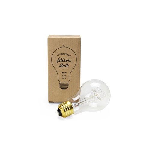 エジソンバルブ Aシェイプ（S） e26 40w Edison Bulb A-Shape（S
