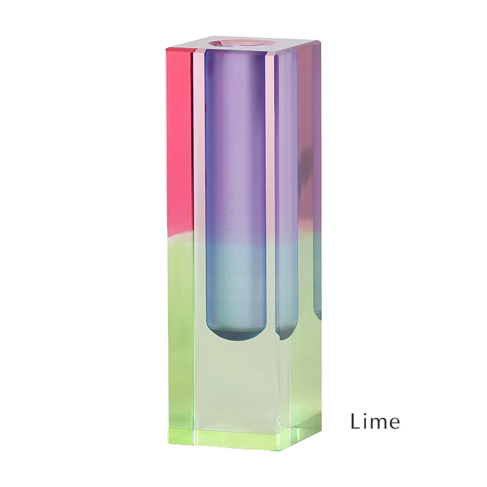 エリクサ Elixir Lime ライム 一輪挿し 花瓶 花器 アクリル フラワー