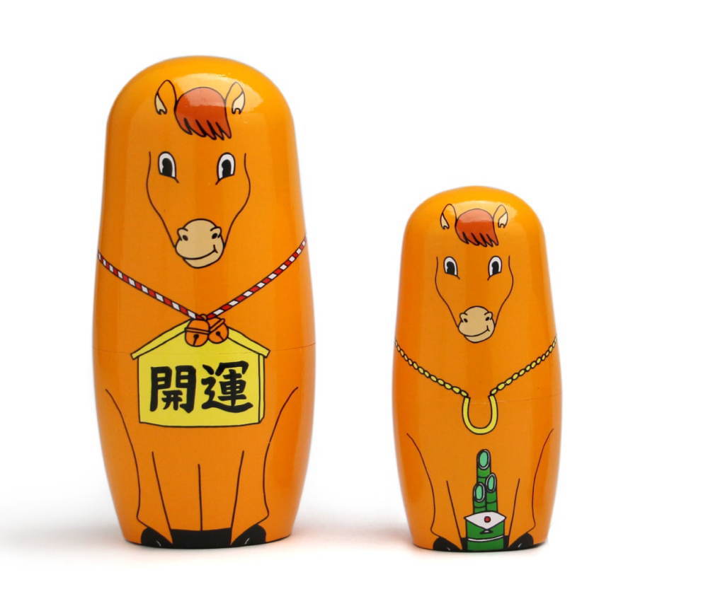 ハッピーニューホース Happy New Horse マトリョーシカ MIDORI KOMATSU