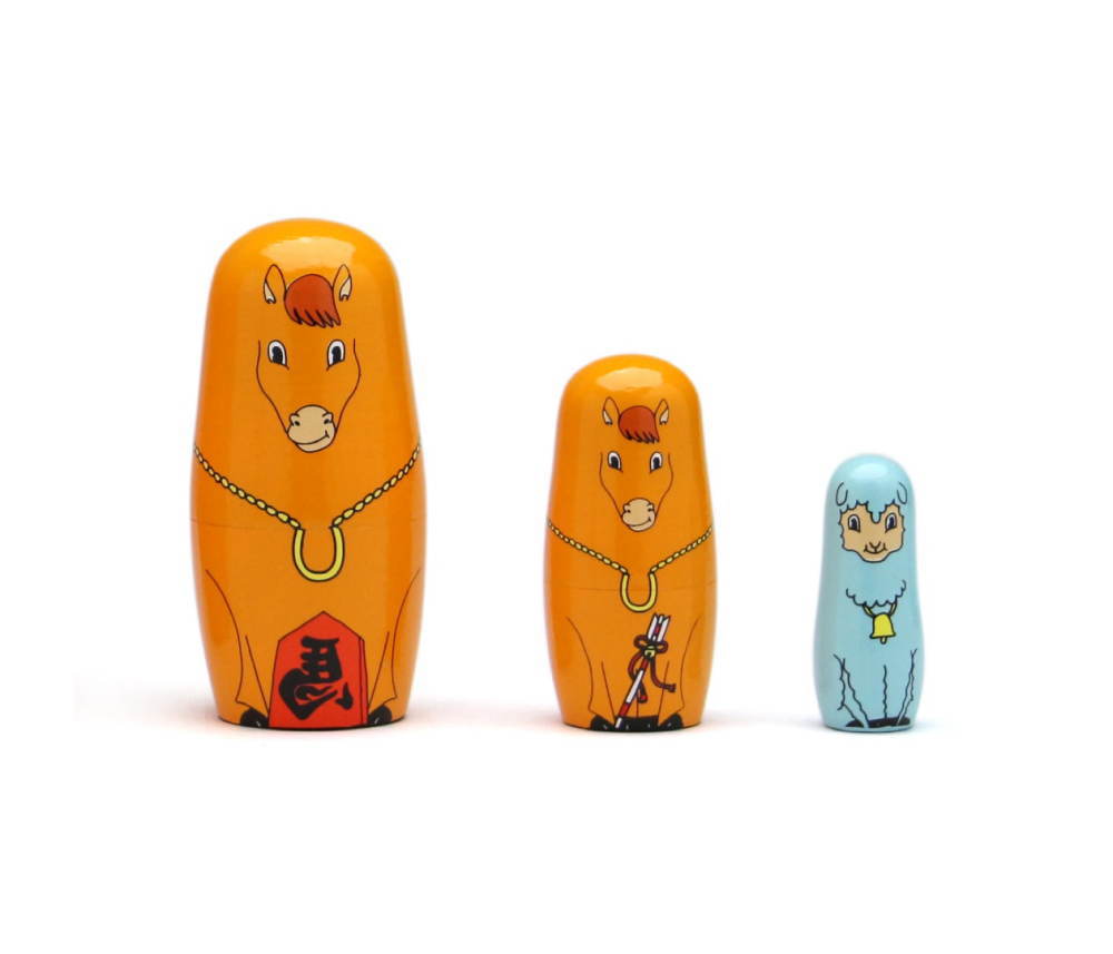 ハッピーニューホース Happy New Horse マトリョーシカ MIDORI KOMATSU