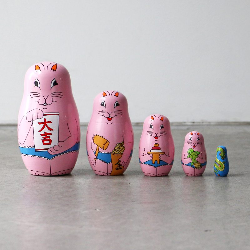 マトリョーシカ ハッピー ニュー ラビット Happy New Rabbit