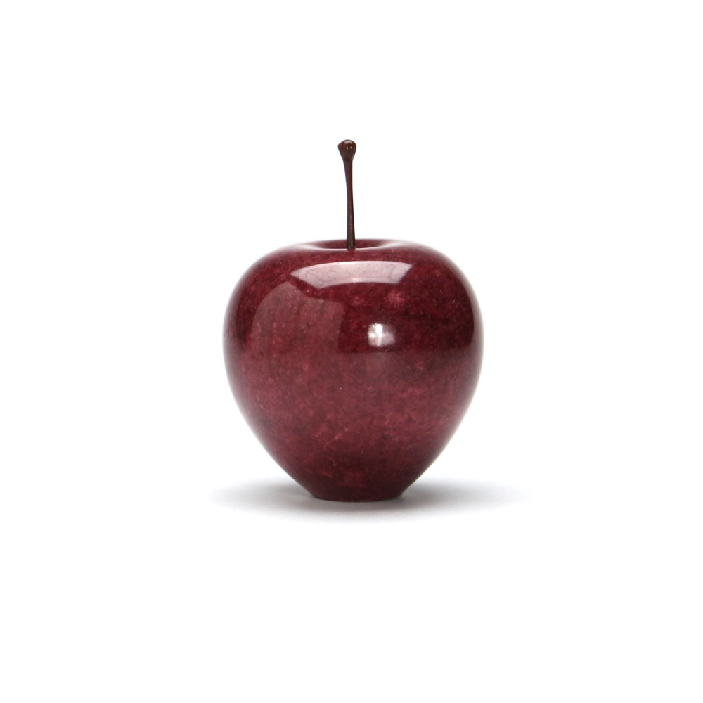 マーブルアップル レッド ラージ Marble Apple Red Large 置物