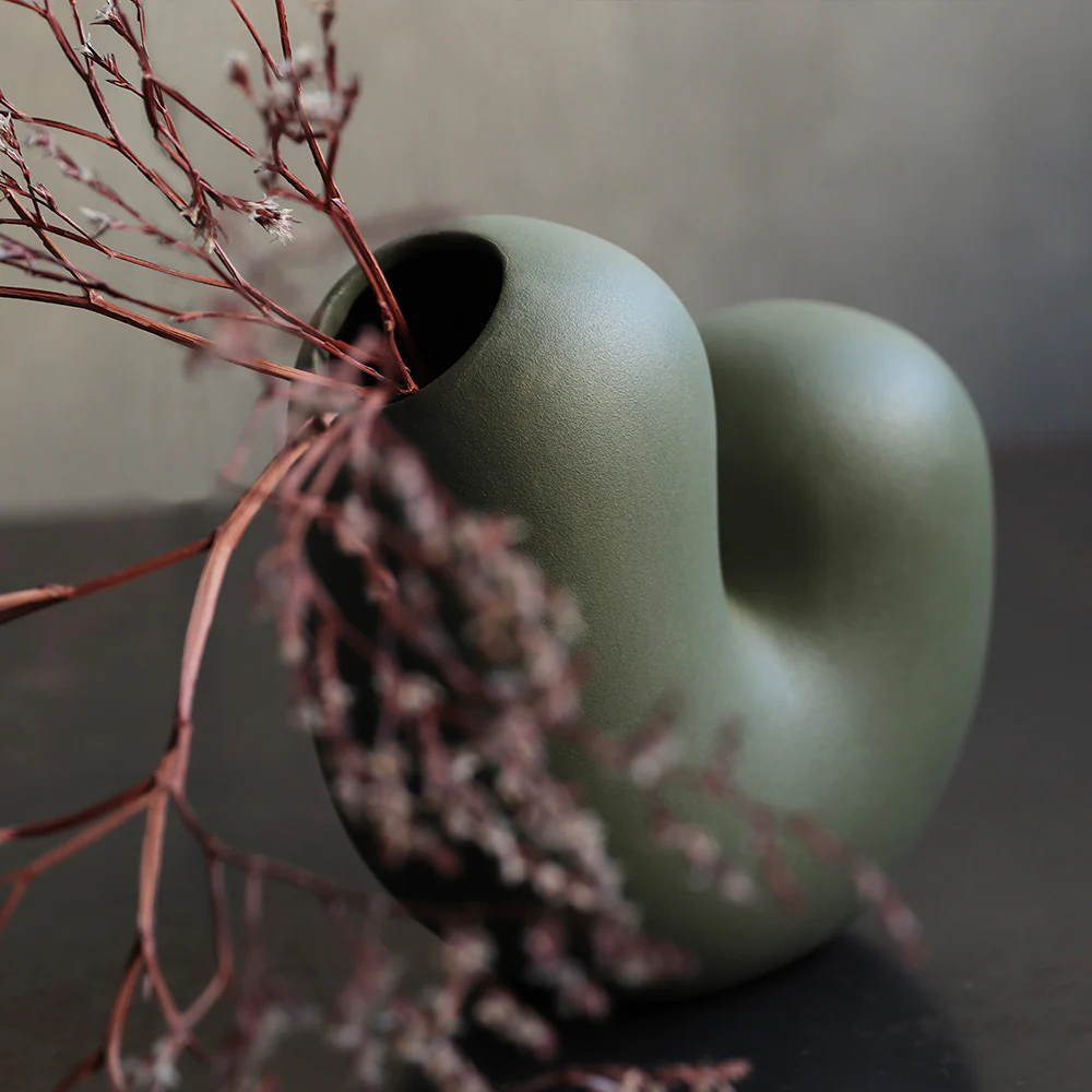 モリ Mori フラワーベース 花瓶 陶器 花器 置物 : インテリアショップ