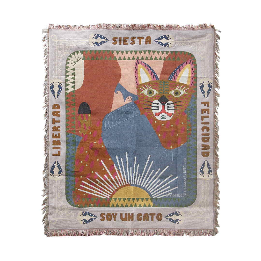 オアハカ スローケット キャット OAX Throwket Cat ブランケット