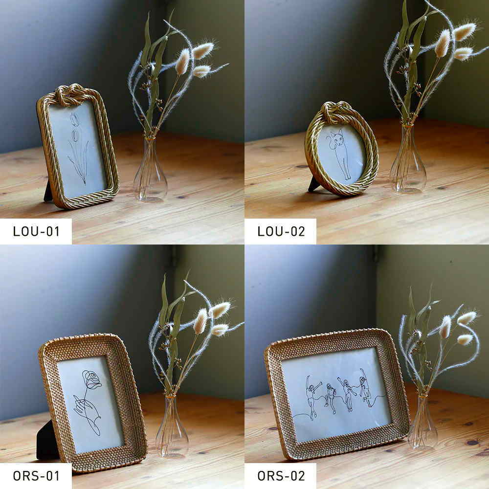 ゴールドフレーム ORS-01 フォトフレーム 置き 金色 写真立て おしゃれ