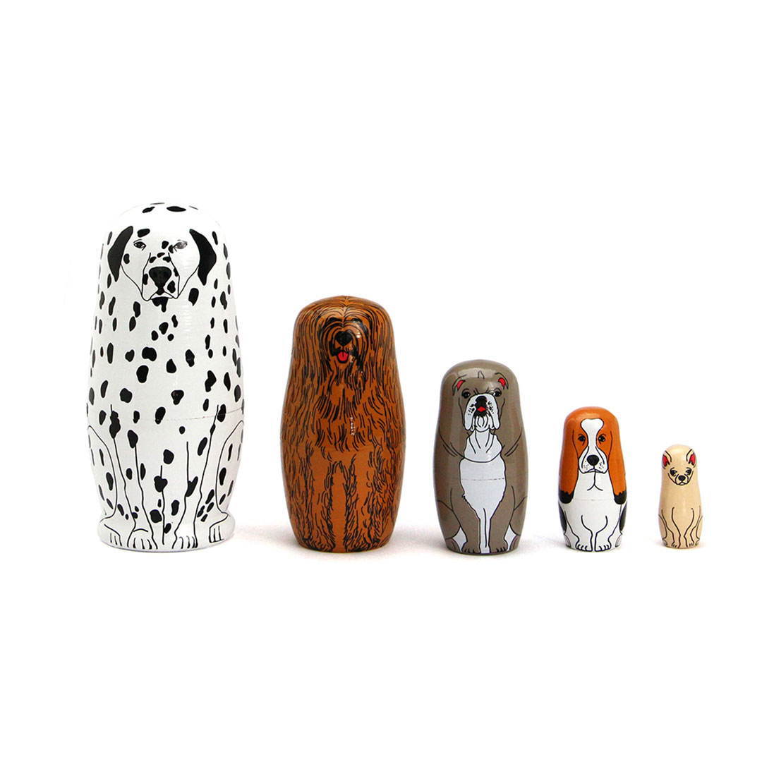 パートナーズ Partners マトリョーシカ 犬 midori komatsu ドッグ 動物