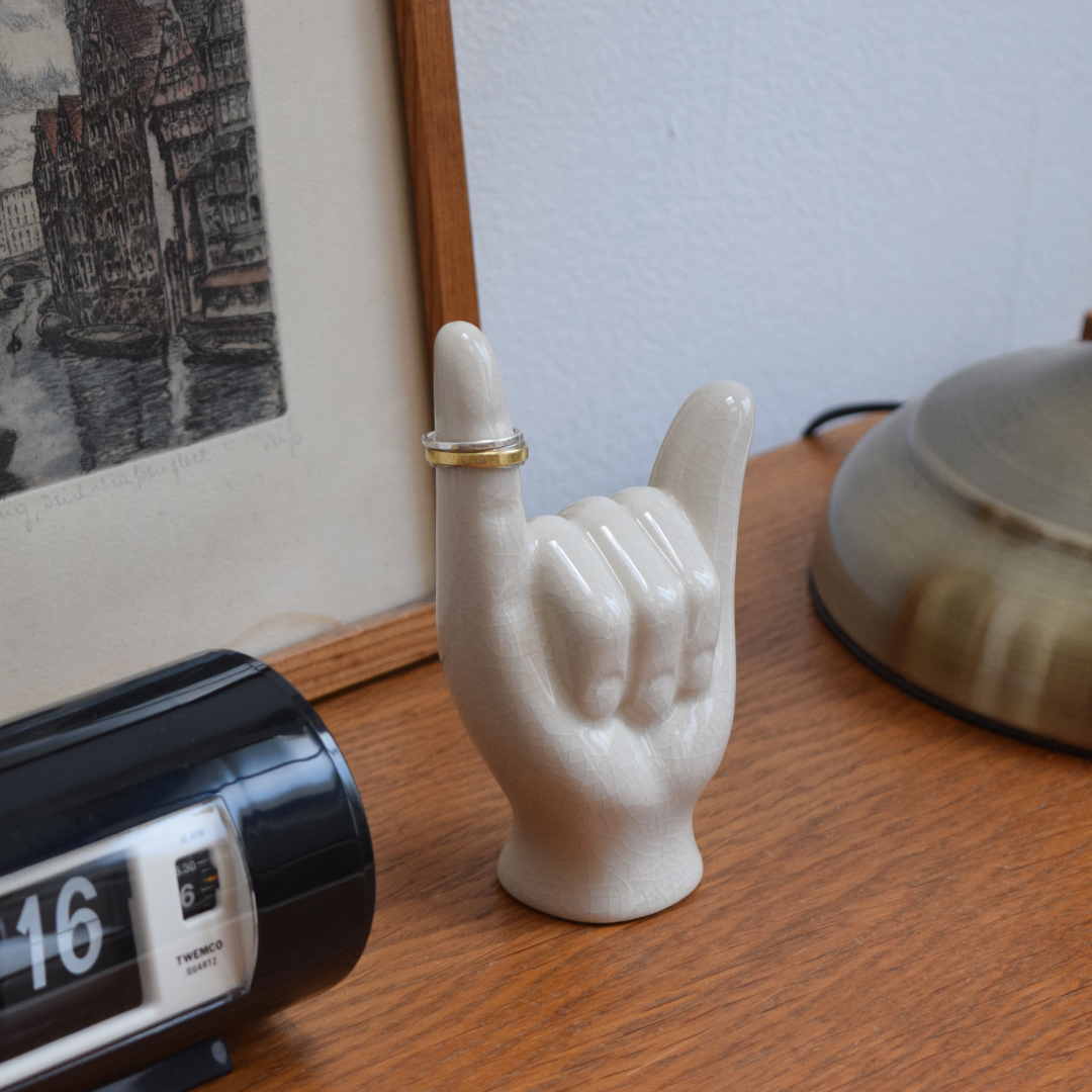 ハンドオブジェ ハングルース Hand Objet Hang Loose 陶器 オブジェ