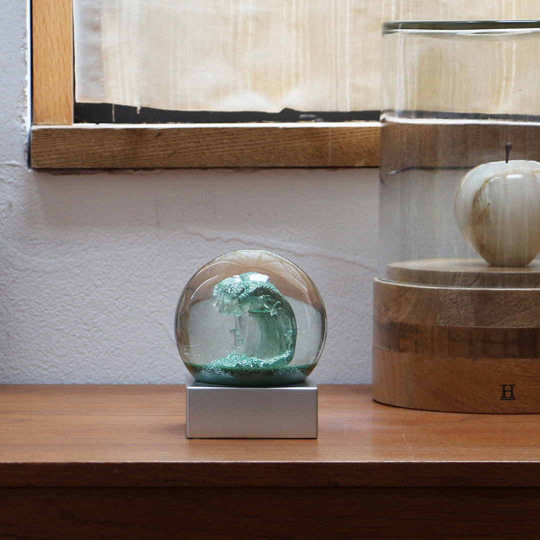 スノードーム 泡波 Snow Dome Awanami : インテリアショップNorthern