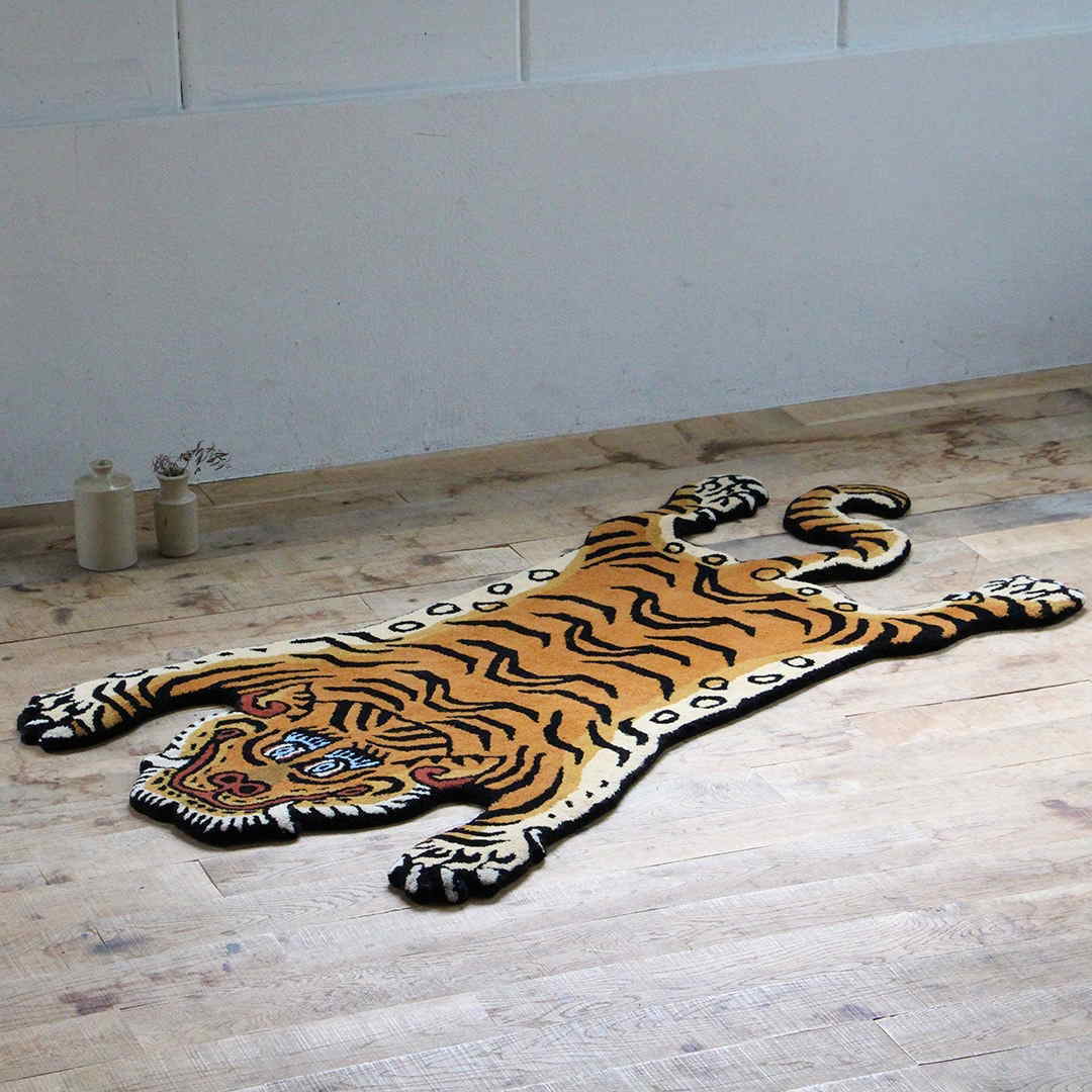 チベタンタイガーラグ DTTR-01 Mサイズ 75×130cm Tibetan Tiger