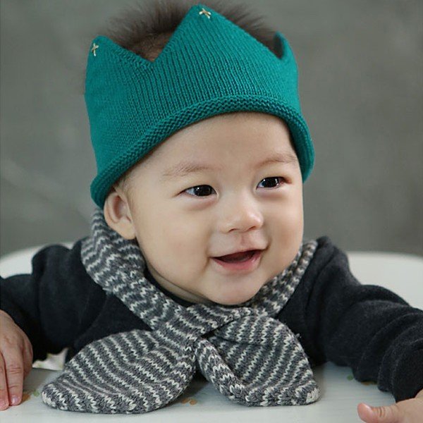 超目玉 12月 メール便のみ送料無料2 冠クラウン ニット 髪飾り 子供用キッズベビー帽子 ベビー帽子 カラー レッド Www Zeapack Com