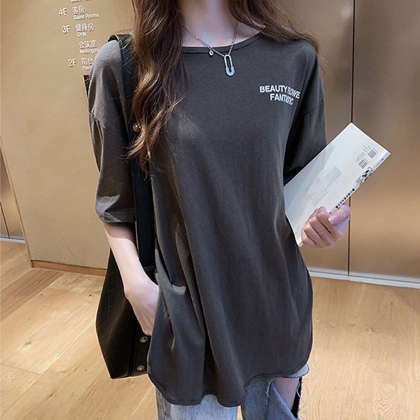 Tシャツ レディース ビッグシルエット 半袖 カットソー ゆったり