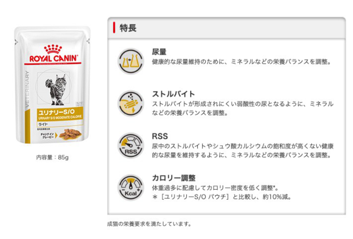 ロイヤルカナン（ROYAL CANIN） 猫用療法食 ユリナリーS/O ライト