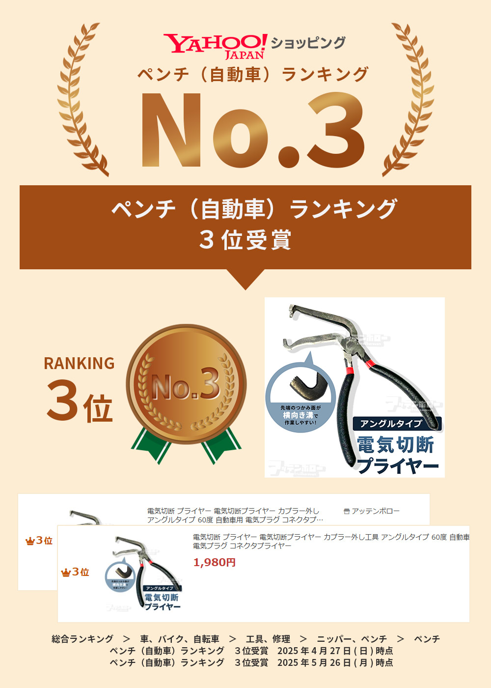 3位受賞