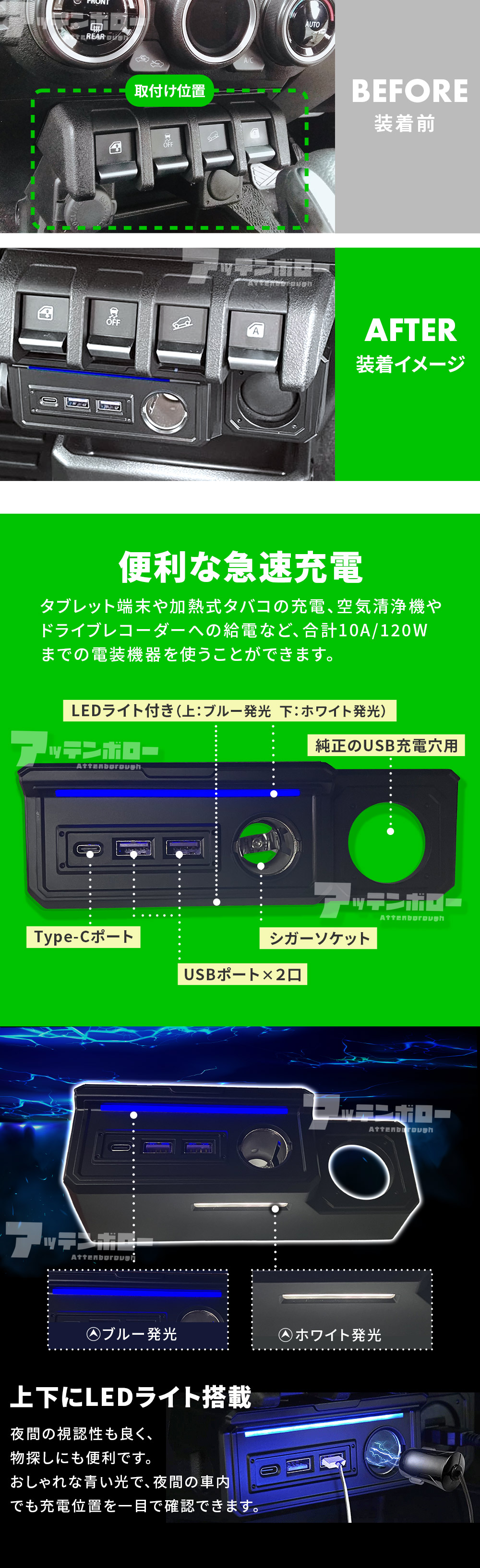 よしみページ ジムニー JB64W ジムニーシエラ JB74W 増設 電源 ユニット