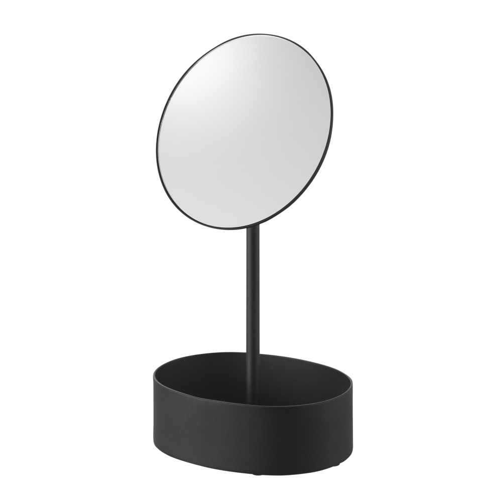 山崎実業 ( 高さと角度が調節できる収納付きスタンドミラー タワー