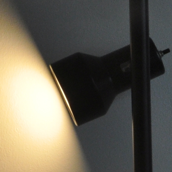 LEDスタンドライト フロアライト LED電球3灯付 白色/電球色 おしゃれ スポットライト シック 室内 間接照明｜n-style｜03