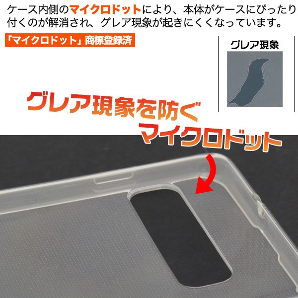 Galaxy S10 ケース クリア（透明）ソフトケース 背面 バックケース