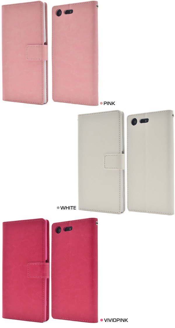 Xperia docomo XZ Premium SO-04J 手帳型ケース PUレザー