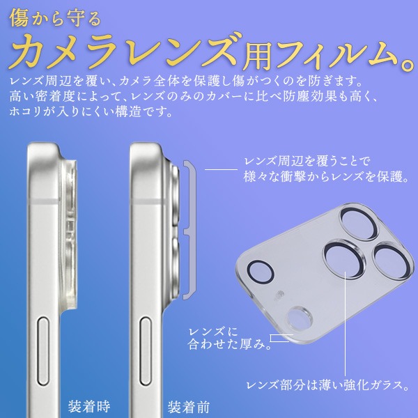 PLATA（プラタ） iPhone17 Pro Max カメラカバー レンズカバー レンズ