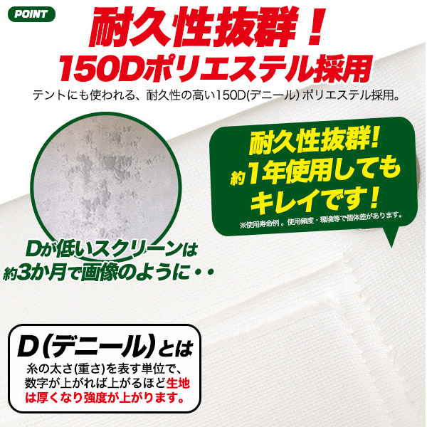 ゴルフ用 消音スクリーン 300×300cm 両面 シュミレーションゴルフ 150D