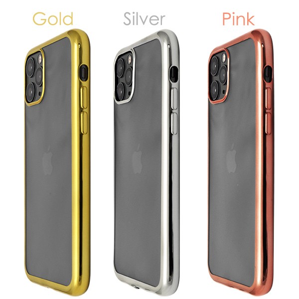 PLATA（プラタ） iPhone11 Pro カバー ケース メタリックバンパー×背面