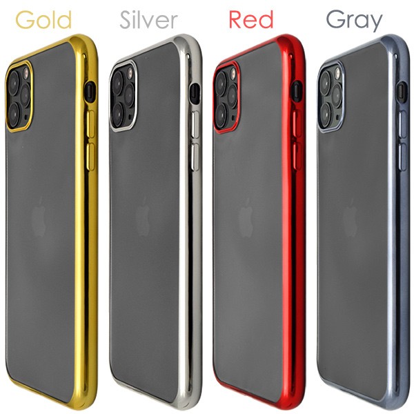 PLATA（プラタ） iPhone11 Pro Max カバー ケース メタリックバンパー