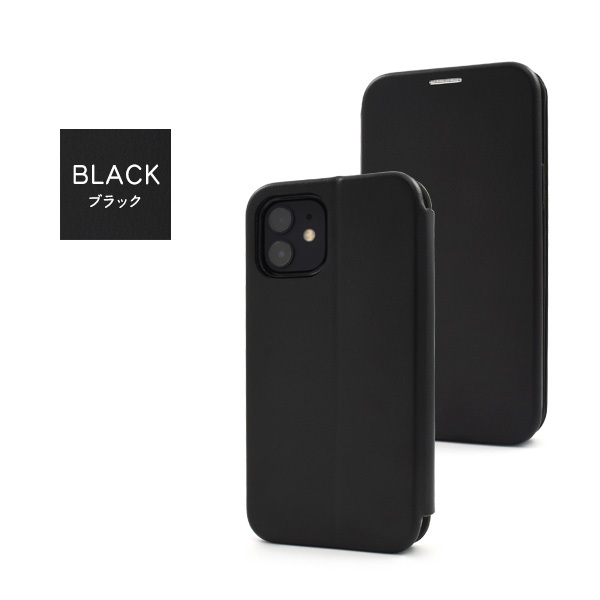 PLATA（プラタ） iPhone12 iPhone12Pro 兼用 手帳型ケース 薄型 ベルト