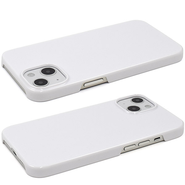 PLATA（プラタ） iPhone13 ケース カバー 白 ホワイト 無地 ハード