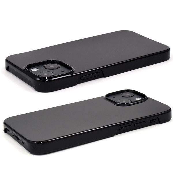 PLATA（プラタ） iPhone13 mini ケース カバー 黒 ブラック 無地
