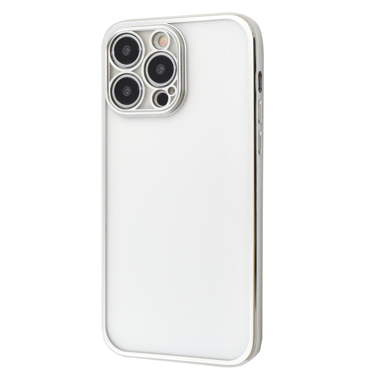 iPhone14 ProMax (6.7インチ)専用 メタルリックバンパー マットクリアソフトケース 保護カバー アイフォンケース iPhone 14 プロマックス 2022｜n-style｜05