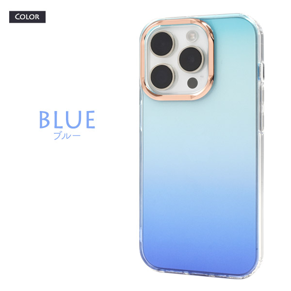 PLATA iPhone15 Pro ケース カバー ラメ クリア グラデーション