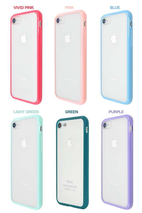 PLATA iPhoneSE3 SE2 iPhone8 iPhone7 背面ポリカーボネート