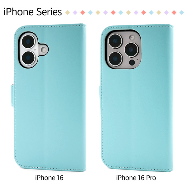 PLATA iPhone16 iPhone 16Pro ケース 手帳型 しろくま 合皮