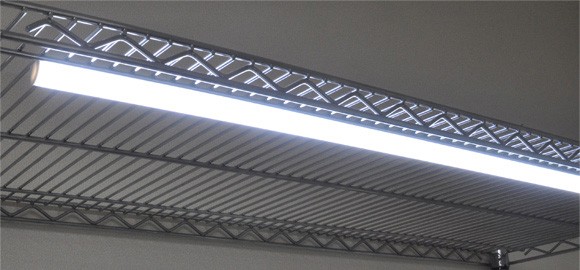 LEDライト バーライト 照明 83cm スティック 薄型 棚 ラック ロフト下 白色 電球色 明るい 1010lm ディスプレイ ラック用 スイッチ付 AC電源｜n-style｜02