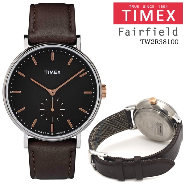 腕時計 メンズ レディース タイメックス TIMEX ユニセックス フェアフィールド サブセコンド ブラウン 41mm おしゃれ 安い :  ptw2r38100 : N-Styleヤフーショッピング店 - 通販 - Yahoo!ショッピング