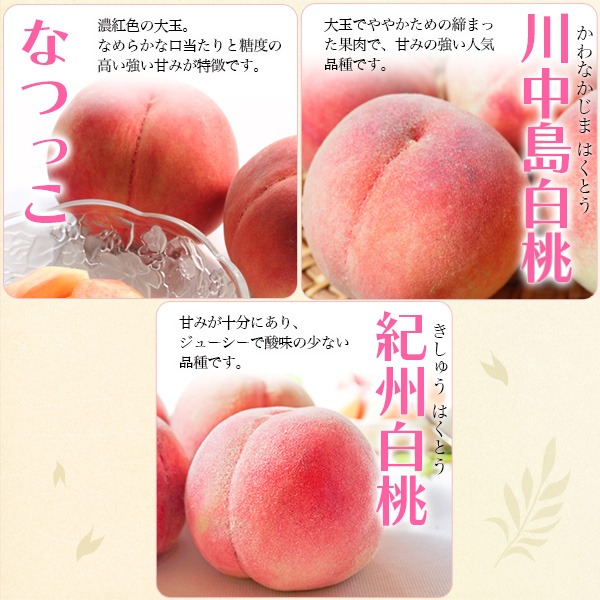 桃 ギフト 和歌山産 旬の桃食べ比べセット 赤秀品 6玉 もも 贈答用