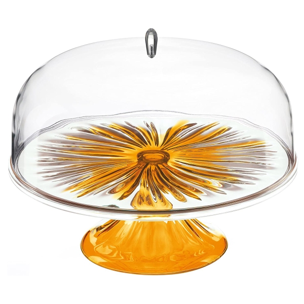 guzzini グッチーニ ケーキスタンド＆ドーム S 27cm IRIS おしゃれ イタリア製 ガラスのような樹脂 映え インポート食器｜n-style｜04