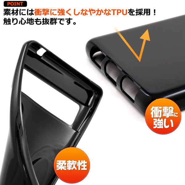 Google Pixel Pixel7 pro ケース カバー 白 黒 TPU ソフトケース