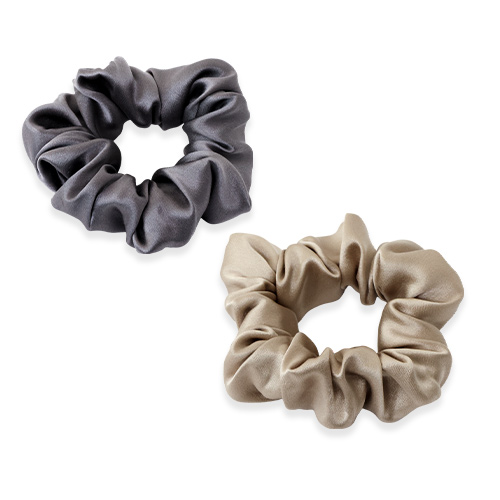 爆買WEEK最大19%還元 シルク ヘアゴム 3set シュシュ 跡がつかない