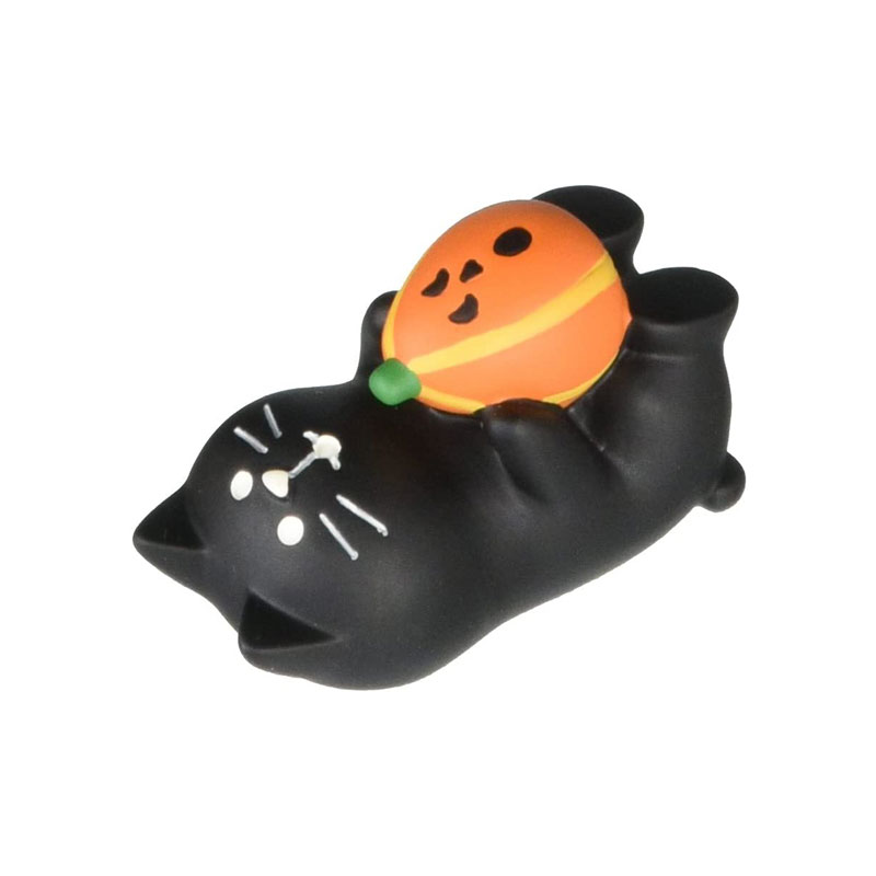 DECOLE（デコレ） concombre コンコンブル かぼちゃキック猫 置物