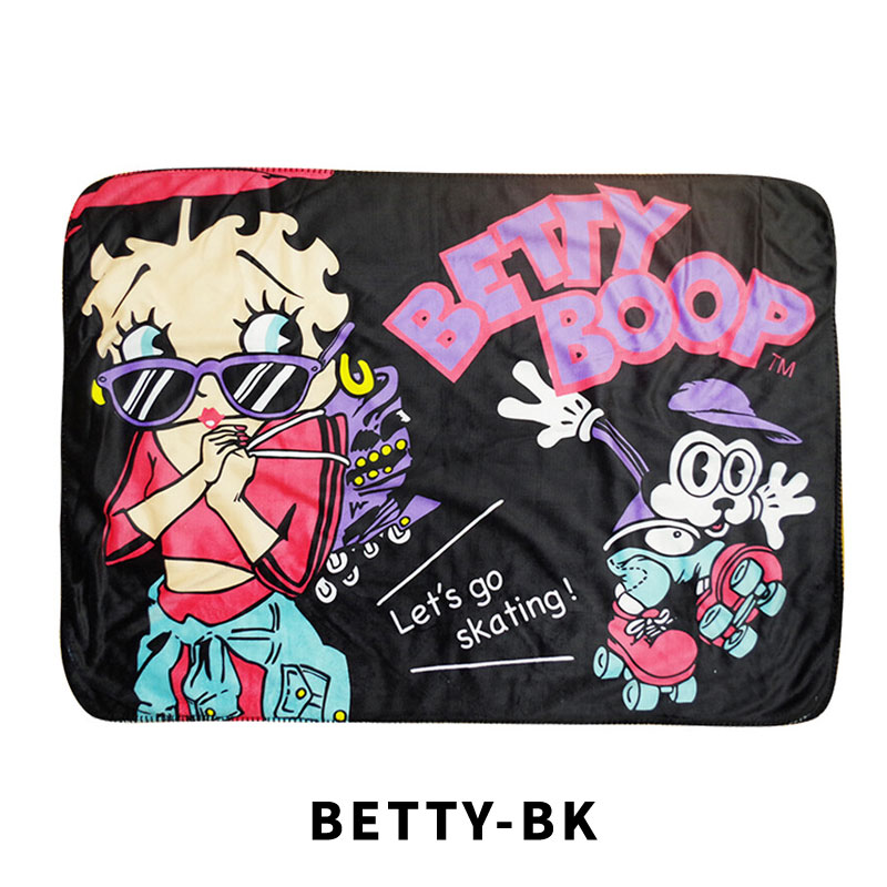 ベティちゃん ベティブープ Betty Boop ボア ブランケット ひざ掛け