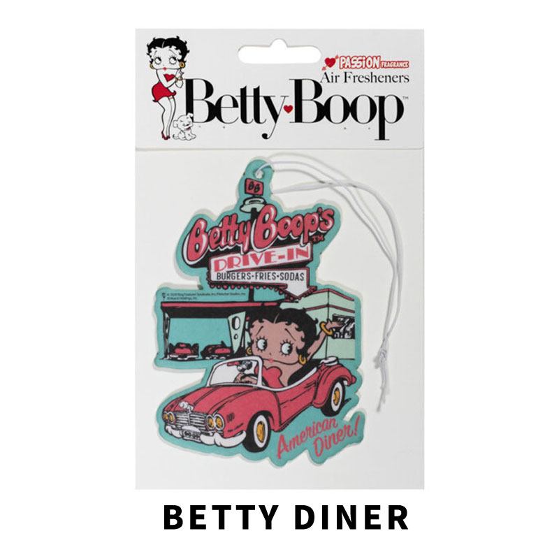 ベティちゃん ベティブープ Betty Boop エアフレッシュナー BETTY01 02