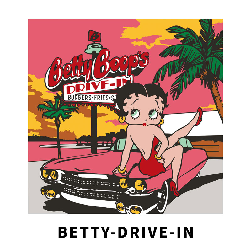 BETTY BOOP ベティちゃん ベティブープ Betty Boop LED Canvas