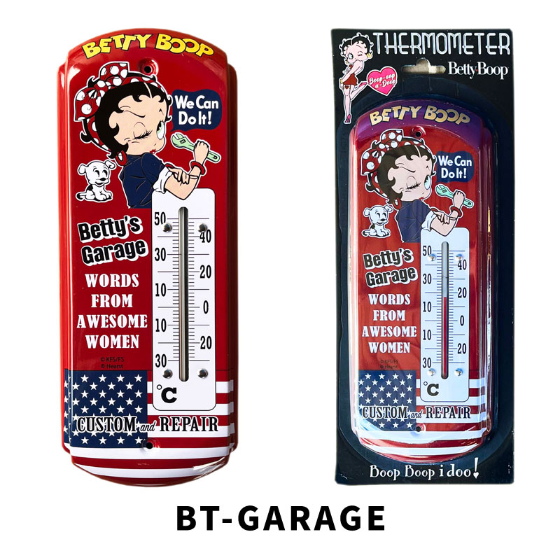 ビンテージ 温度計 ベビーナーサリー B AMERICAN THERMOMETER サーモメーター Betty Boop STP OIL