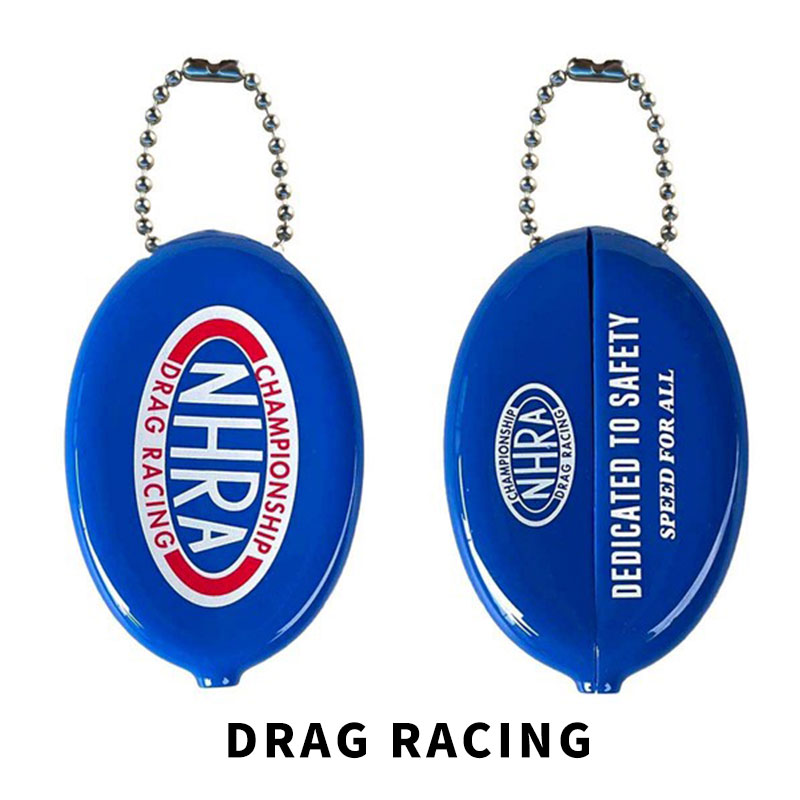 Rubber Coin Case DRAG RACING NHRA BEAVER CRISP DAD'S RED-D