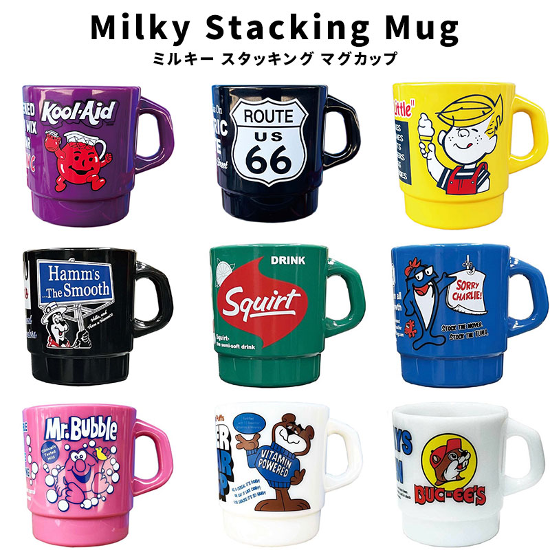 BETTY BOOP　ミルキースタッキングマグカップ　BT-BIKER Milky Stacking Mug Cup ベティちゃん ベティブープ Betty Boop