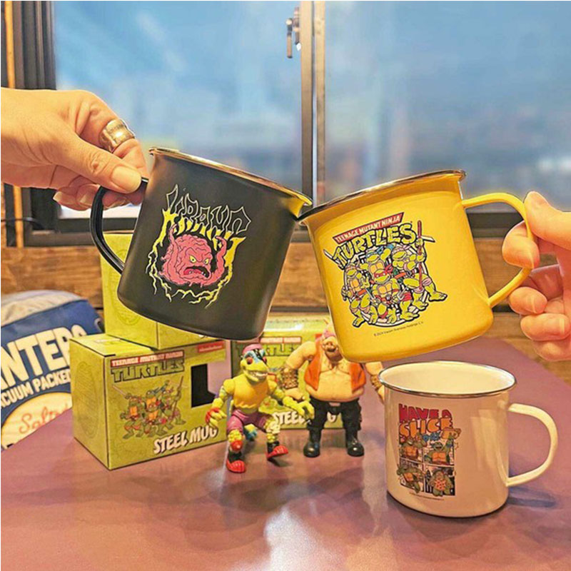Mutant Turtles タートルズ 亀 STEEL MUG スチール マグ